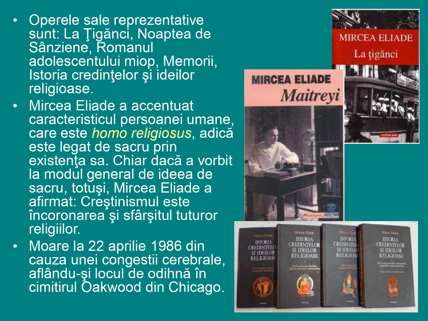 Mircea Eliade - opere